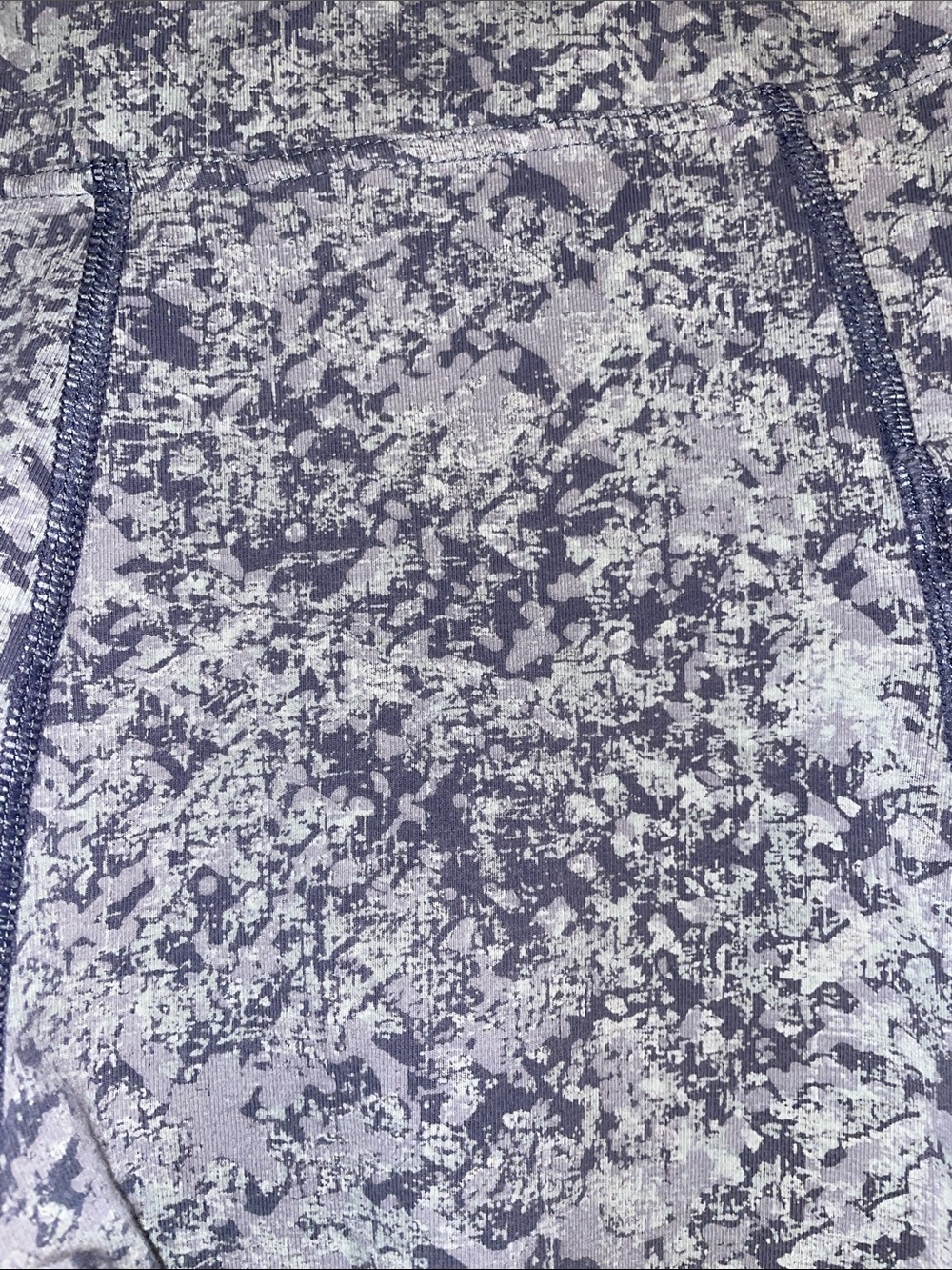Pact women’s  Capri Leggings in Blue Marble - Picture 2 of 7